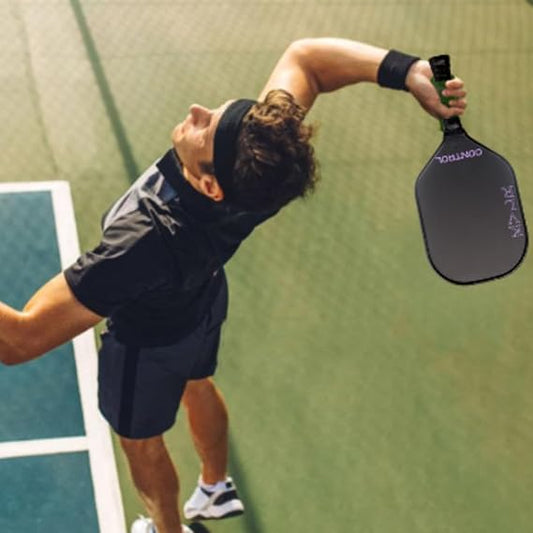 KVLR CONTROL Pickleball Paddle – USA Pickleball Approved | T700 Carbon Fiber | Pro Grip | Lightweight Power