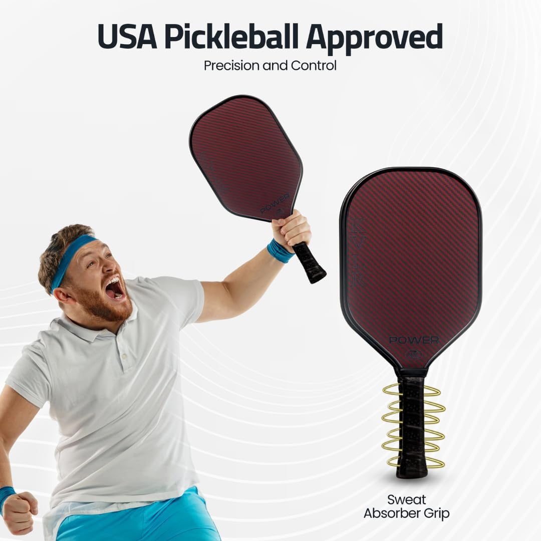 KVLR Power Pickleball Paddle – USA Pickleball Approved | Pro-Level Power & Precision for Competitive Play
